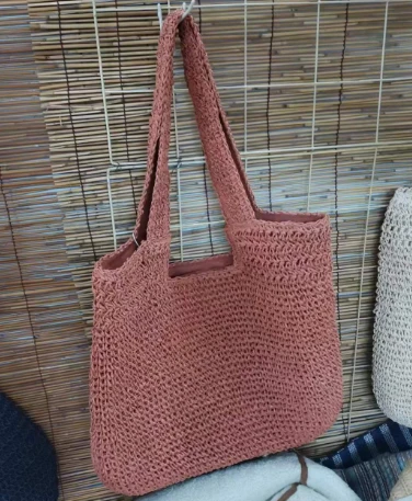 Borsa a tracolla da donna casual rosa leggera