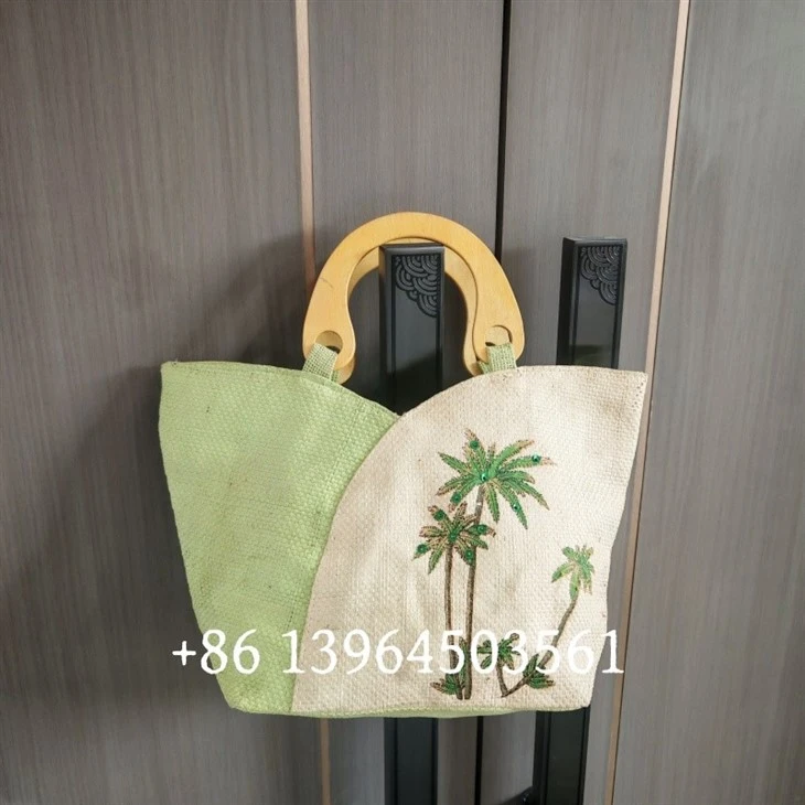 Borse a paglia intrecciata