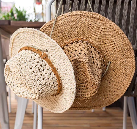 Cappello estivo di carta tedeva fatta a mano vuota