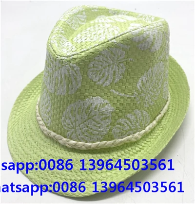 Cappello da cowboy verde con pittura