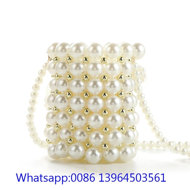 Borsa vintage con perle