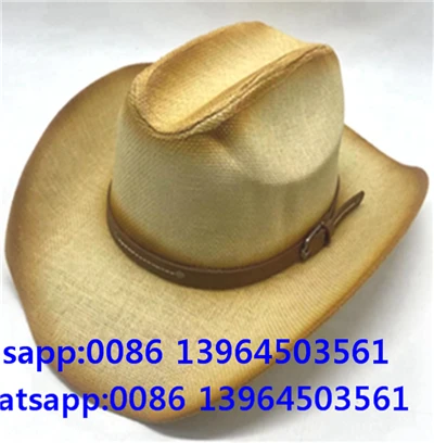 Cappello da pescatore Fedora con parasole in paglia