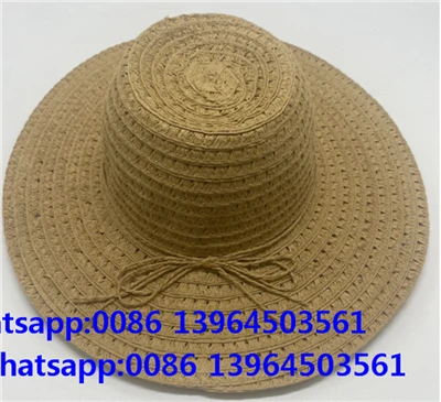 Cappello da sole estivo da spiaggia a tesa larga da donna
