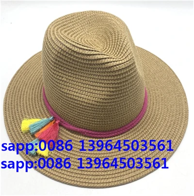 Cappello da sole frangia intrecciato