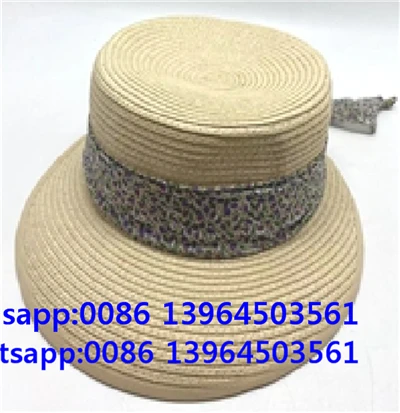 Accessori Cappello Ragazza Donna Spiaggia Con Sciarpa Leggera