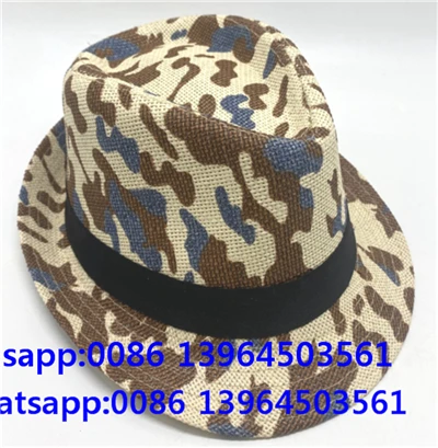 Cappello Fedora a tesa corta con motivo a pois
