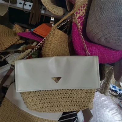 Borsa da spiaggia da donna fatta a mano di grandi dimensioni