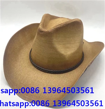 Cappello di paglia Fedora per uomo