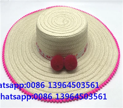 Cappello da spiaggia per ragazza bianca, cappello da festa