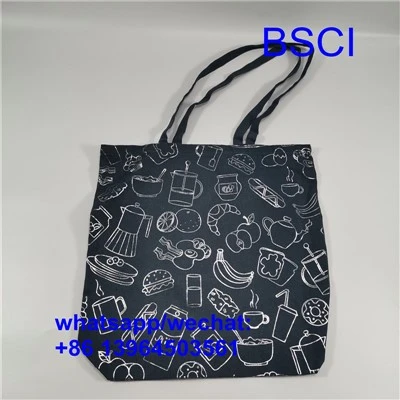 Borse tote in tela con motivo