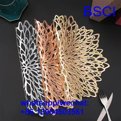 Tovagliette in plastica tagliate al laser