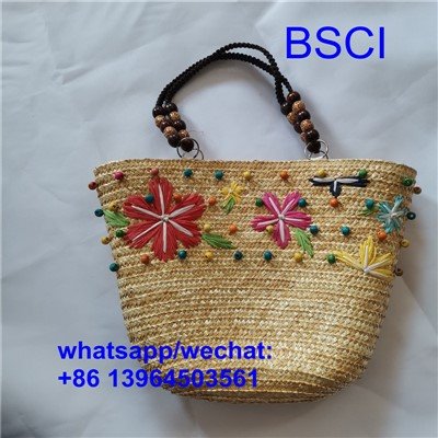 Borsa da spiaggia naturale fatta a mano