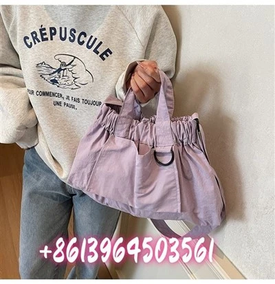 Borse a spalle in nylon doppie manici