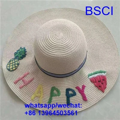 Cappello da sole ripiegabile in carta fatta a mano